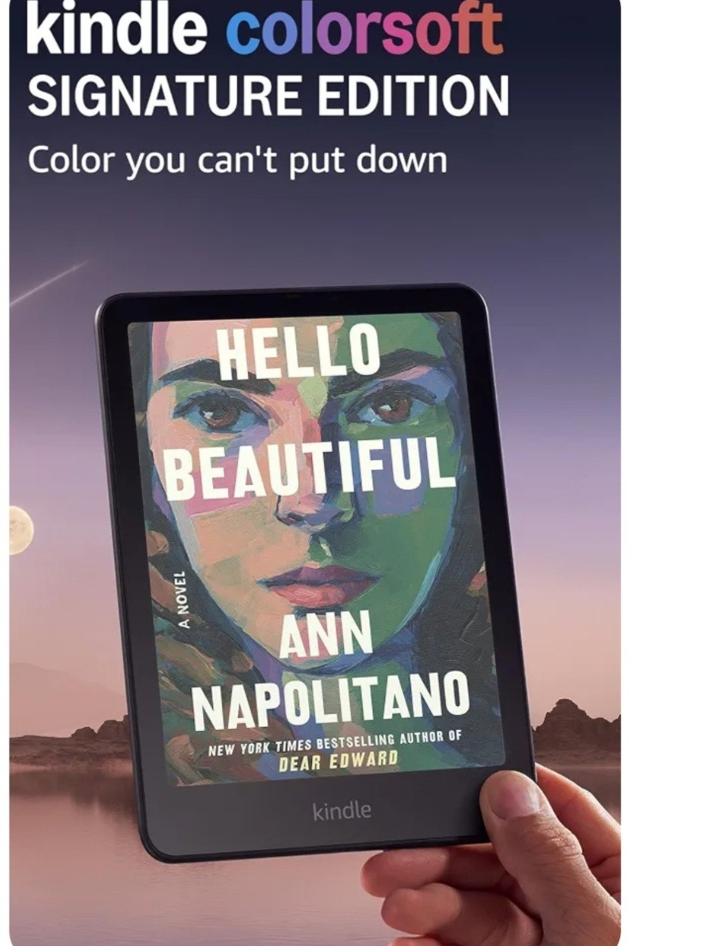 Kindle ColorSoft Signature Edition Black w/ Charging Dock and Magenta Case